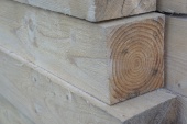 Брус обрезной 100х100х6000 мм сорт 1 ГОСТ (16шт. в 1м3)
